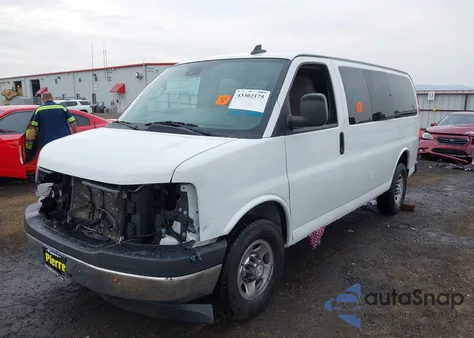 2020 Chevrolet Express G2500 Rwd 2500 Regular Wheelbase Lt from USA, damaged, VIN 1GAWGFFG0L1155958
